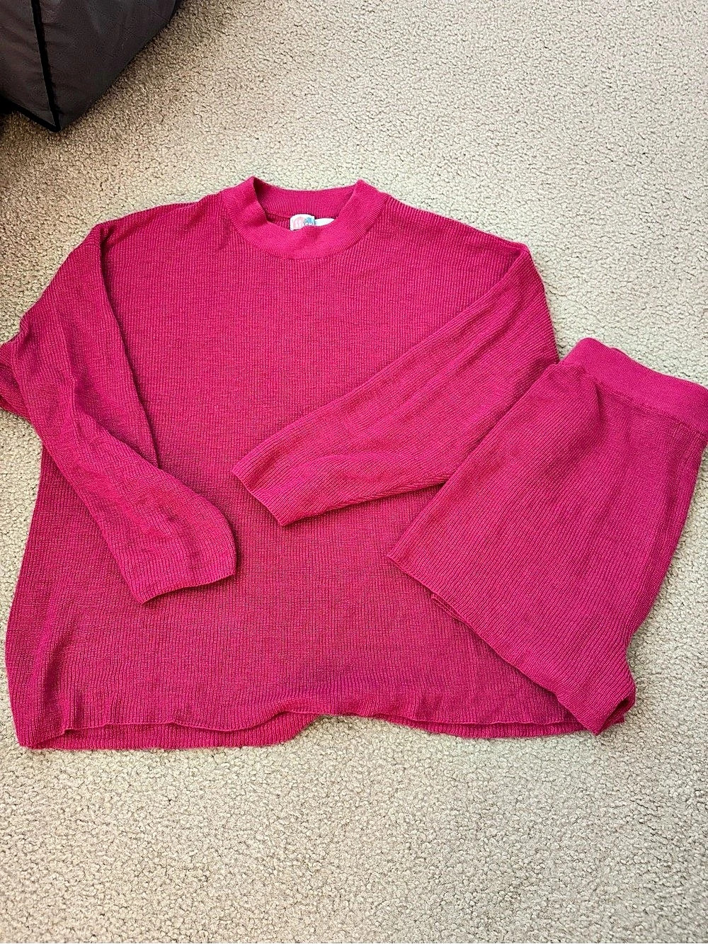 FP Beach Crew Neck Sweater in Pink Size Medium